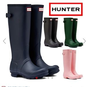 Hunter Women's Original Tall Back Adjustable Rain